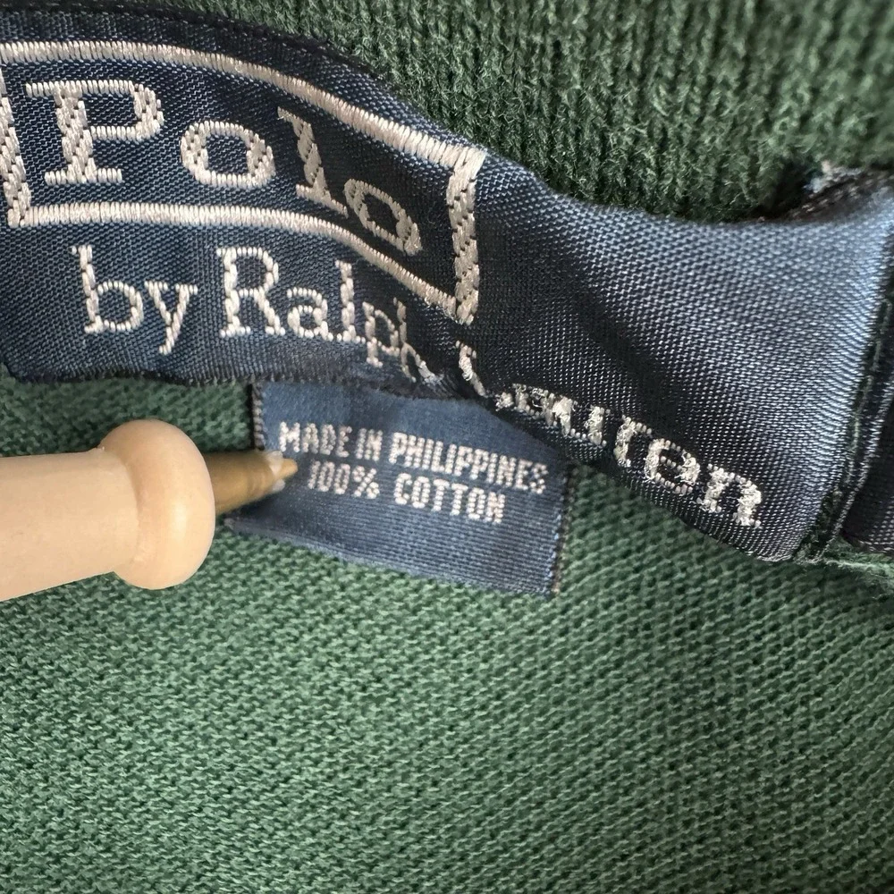 Ralph Lauren Polo Shirt Men's XXL Tall Classic Fit Green Short Sleeve